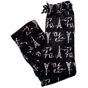 Plush pajama pants